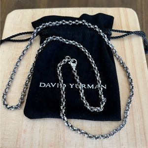DAVID YURMAN ARMORY CHAIN 26” STERLING SILVER *RARE
